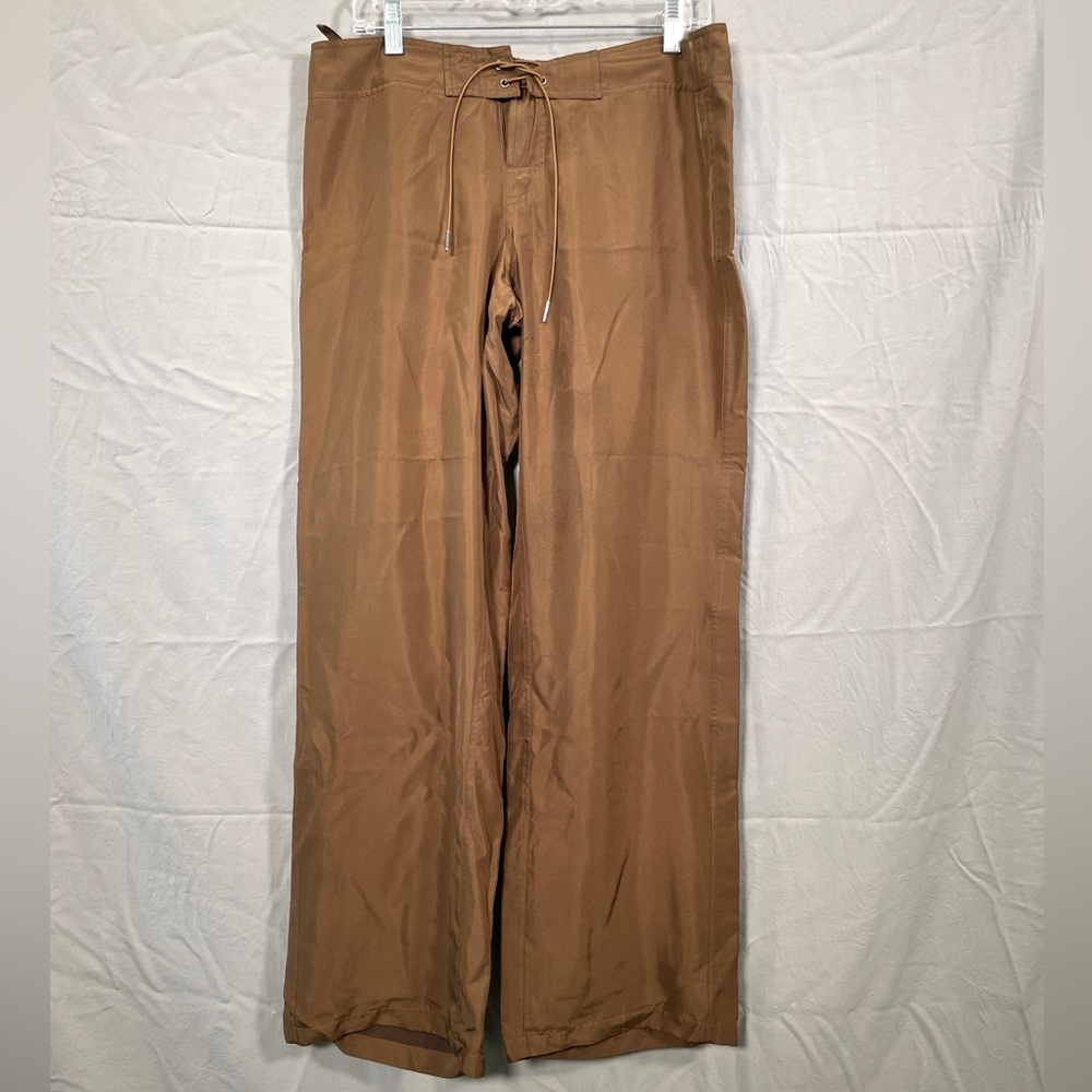 Vintage Gucci Silk straight leg pants.  Size 44